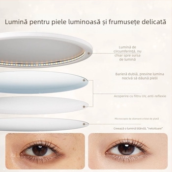 D Fill Light pentru streaming live și selfie în interior – 20W, trei temperaturi de culoare, model Easy Broadcast Moonlight Lamp