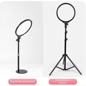 Lumină pentru streaming live pe desktop - protecție pentru ochi, lumină moale, 10-50W, 5V, 3 temperaturi de culoare, model NM-1