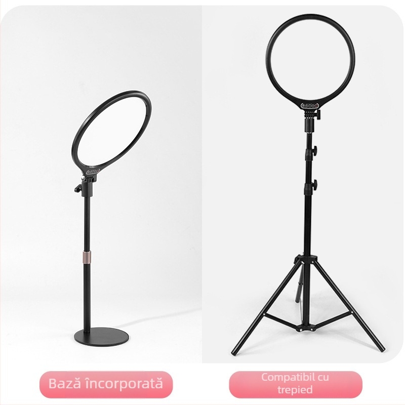 Lumină pentru streaming live pe desktop - protecție pentru ochi, lumină moale, 10-50W, 5V, 3 temperaturi de culoare, model NM-1