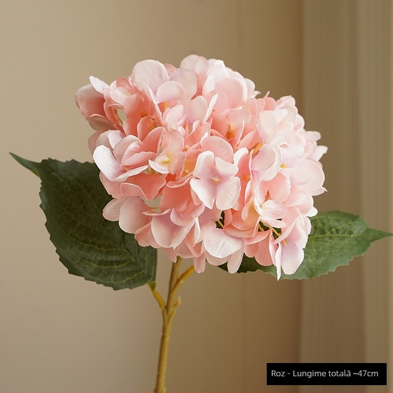 Aranjament floral din mătase cu hortensie, turnat prin injecție, pentru nunți, în aer liber, recuzită fotografică și decor de casă