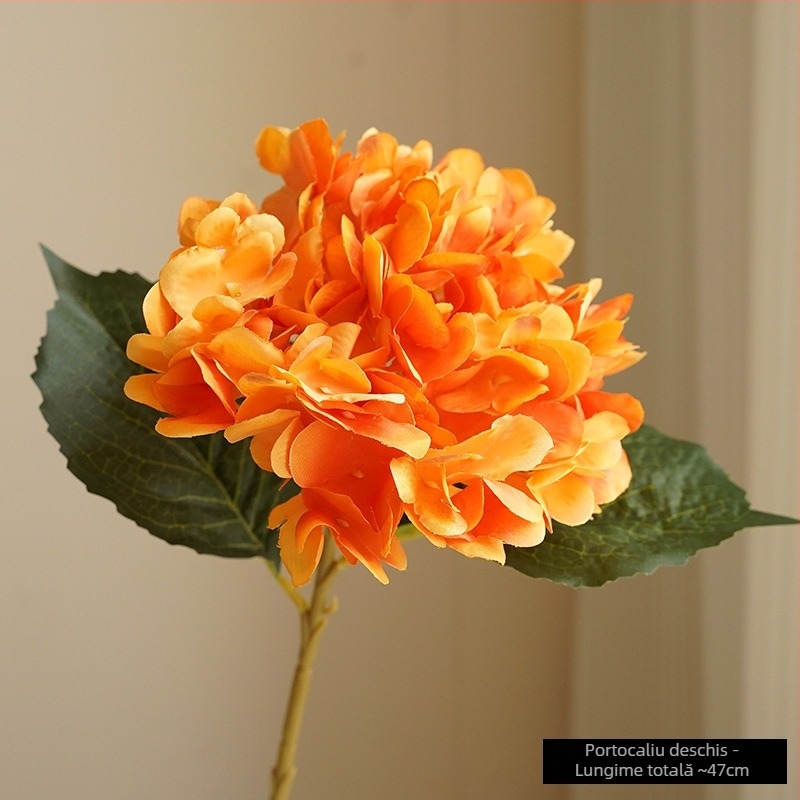 Aranjament floral din mătase cu hortensie, turnat prin injecție, pentru nunți, în aer liber, recuzită fotografică și decor de casă