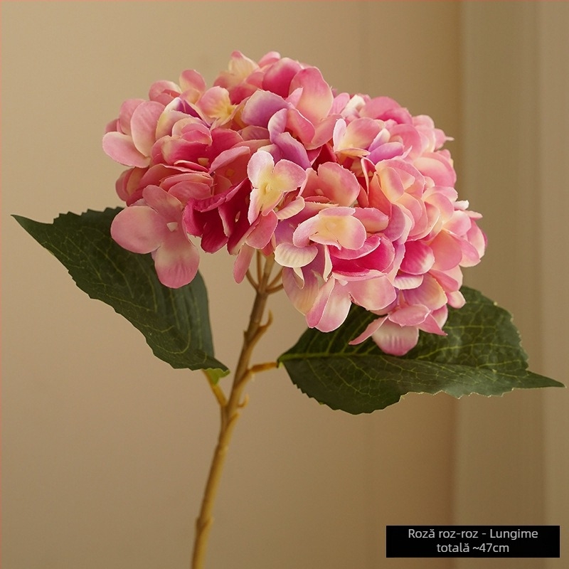 Aranjament floral din mătase cu hortensie, turnat prin injecție, pentru nunți, în aer liber, recuzită fotografică și decor de casă