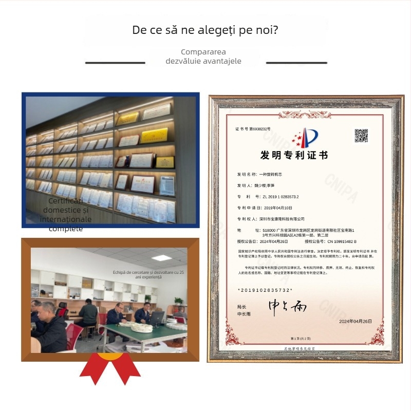 Turntable king Platformă fotografică rotativă electrică ND120 – Carcasă din plastic, capacitate de încărcare 2–5 kg, pentru filmări și prezentări