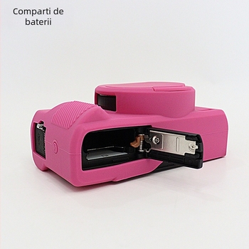 Husă de protecție din silicon pentru Canon G7X Mark III, rezistentă la uzură și la șocuri.