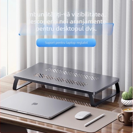 Suport monitor T1 Core Ice Zun — ABS plastic, potrivit pentru monitoare, greutate 1,72 kg