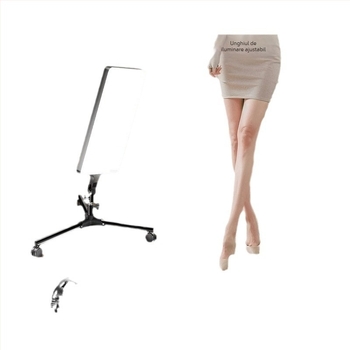 Lumină portabilă pentru fotografie, reglabilă în intensitate și temperatură de culoare, fără sursă de alimentare proprie