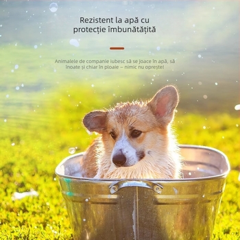 Localizator pentru animale de companie – Colier de urmărire pentru pisici și câini, anti-pierdere