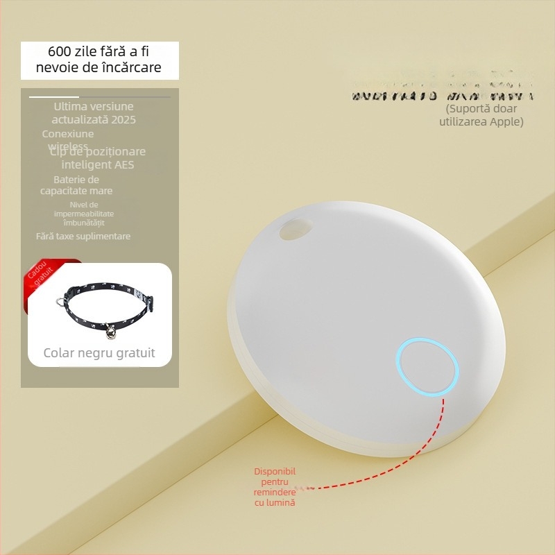 Localizator pentru animale de companie – Colier de urmărire pentru pisici și câini, anti-pierdere