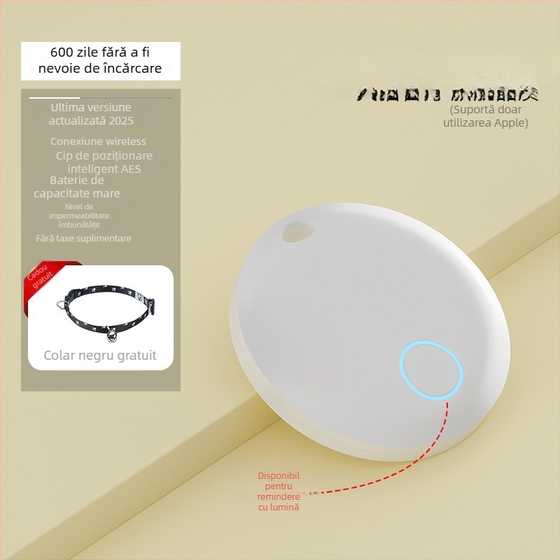 Localizator pentru animale de companie – Colier de urmărire pentru pisici și câini, anti-pierdere