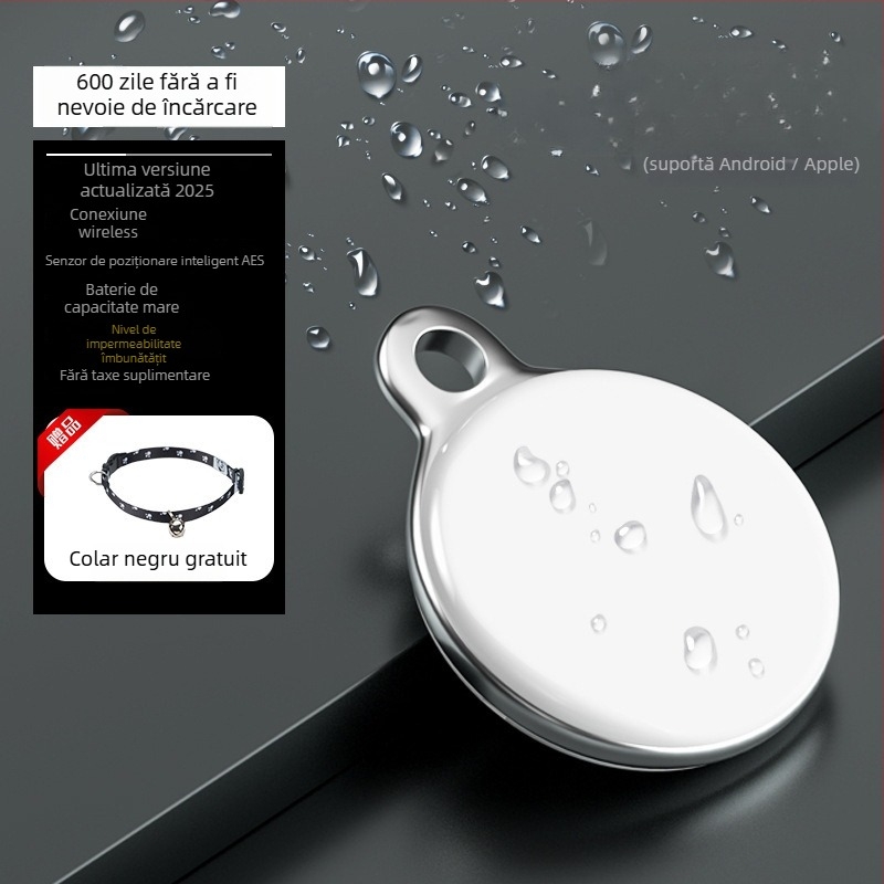 Localizator pentru animale de companie – Colier de urmărire pentru pisici și câini, anti-pierdere