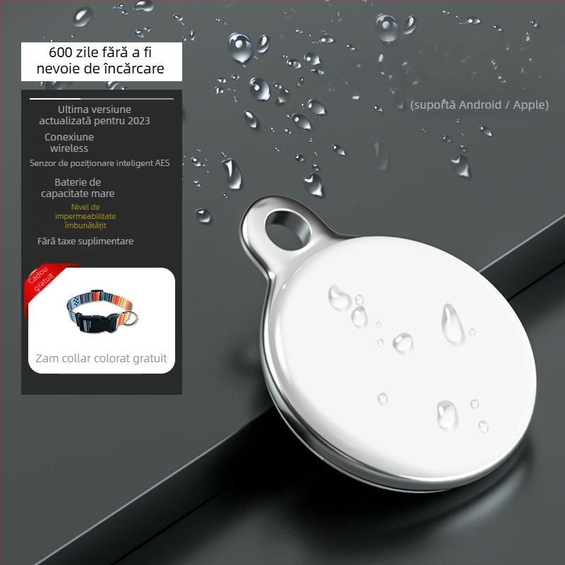 Localizator pentru animale de companie – Colier de urmărire pentru pisici și câini, anti-pierdere