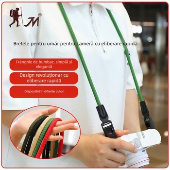 Bretea de umăr pentru aparat cu eliberare rapidă pentru Sony A7M4 și Fujifilm X-T5/X-S20/X-S10 – KS Strap, personalizabil după model