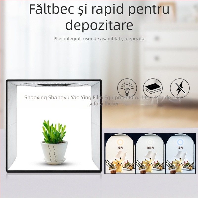 LT40 studio foto compact cu pânză Oxford, 2 kg, montaj într-un singur pas