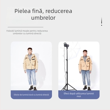 Umbrelă fotografică reflexivă pentru iluminare, design parabolic, marca Miaotu, model Reflective umbrella, sarcină maximă 2–5 kg, greutate 0,5 kg