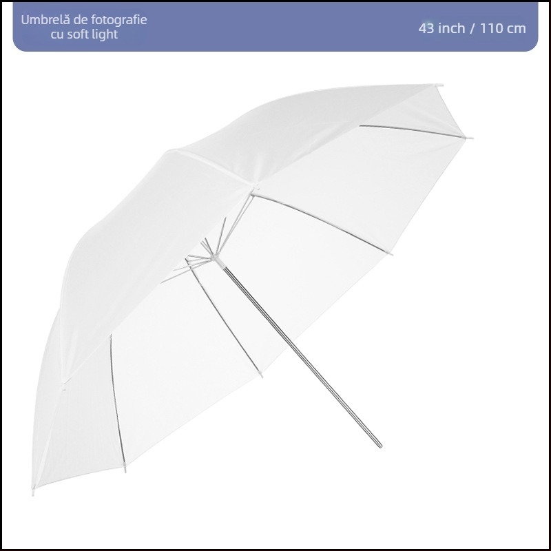 Umbrelă fotografică reflexivă pentru iluminare, design parabolic, marca Miaotu, model Reflective umbrella, sarcină maximă 2–5 kg, greutate 0,5 kg