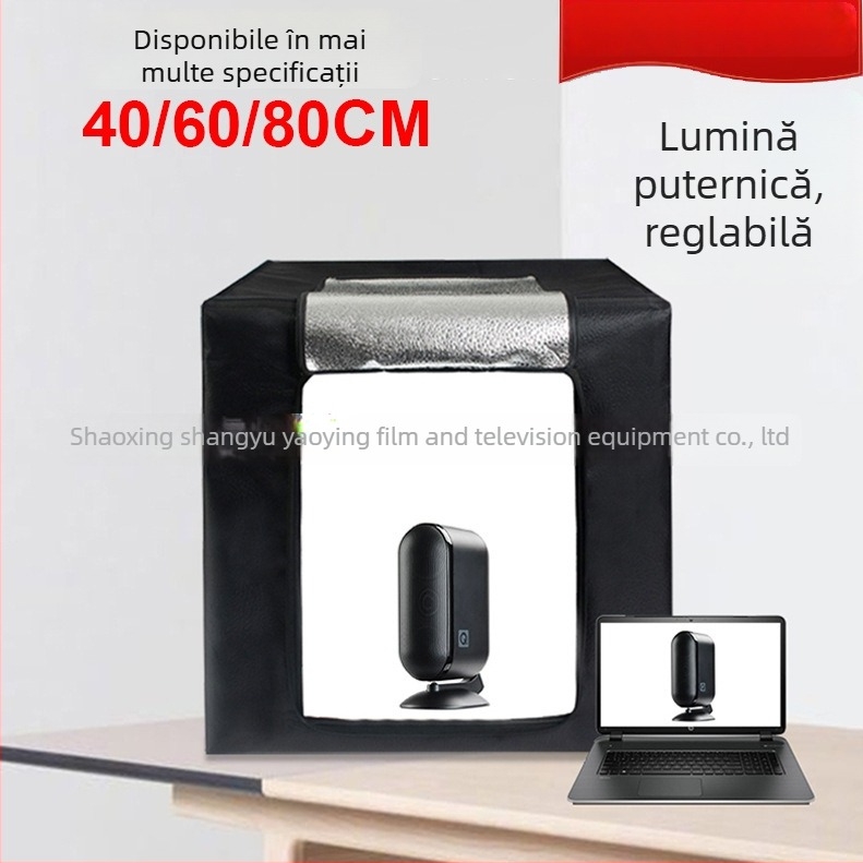 Cutie LED pentru studio – plieră, ușoară, pentru fotografie personală; construcție din folie de aluminiu și pânză Oxford; greutăți 2,5/4/5,8 kg