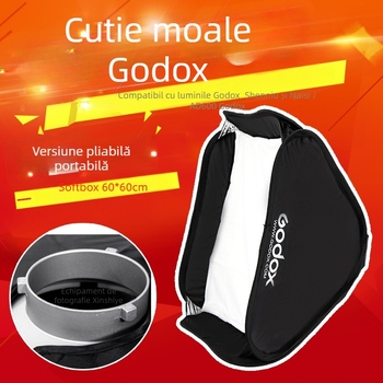 God Cow box cu lumină difuză pliabil pentru portret și fotografierea documentelor