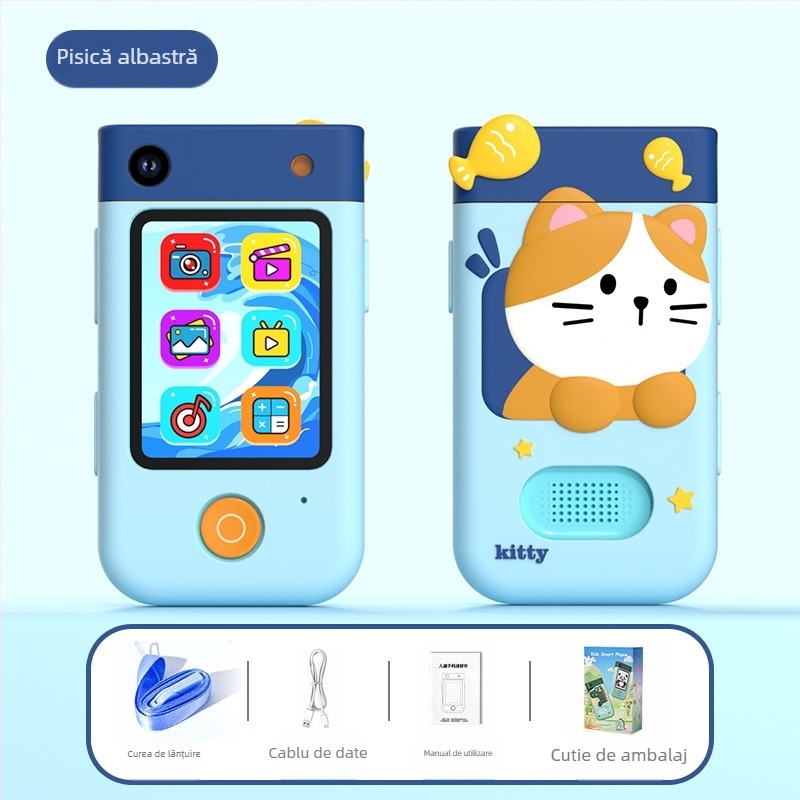 ALDOLMI I9 Cameră Inteligentă pentru Copii - Ecran LCD 2,8'', Video 720P, TF Card Storage, Baterie 1000mAh