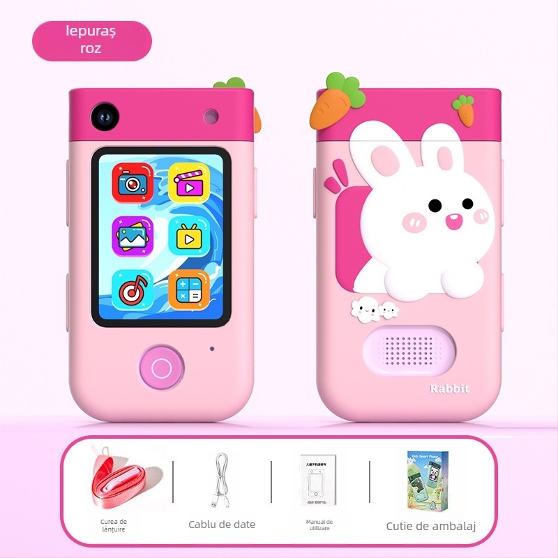 ALDOLMI I9 Cameră Inteligentă pentru Copii - Ecran LCD 2,8'', Video 720P, TF Card Storage, Baterie 1000mAh