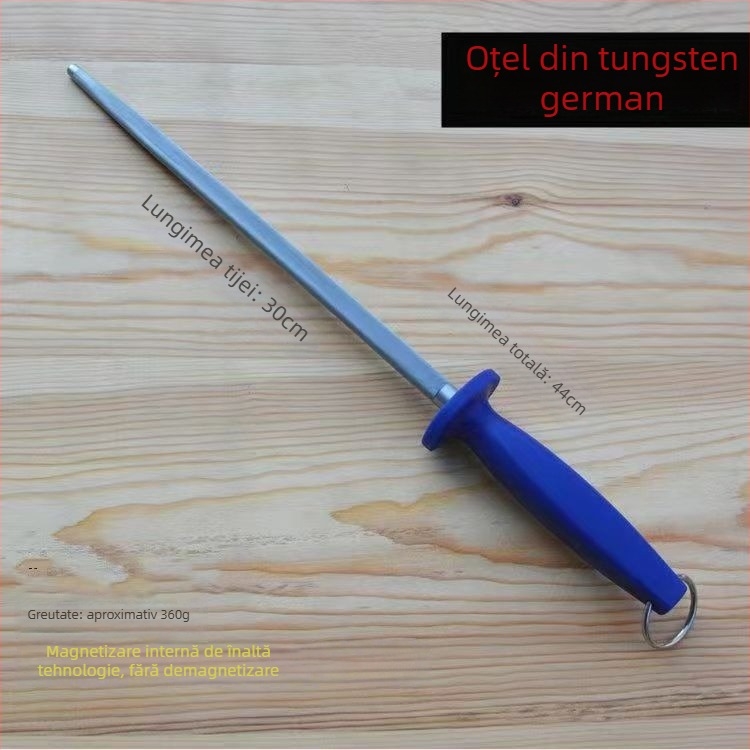 Baston de ascuțit pentru cuțite de carne și bucătărie – tungsten steel, granulație 3000 ultra-fină