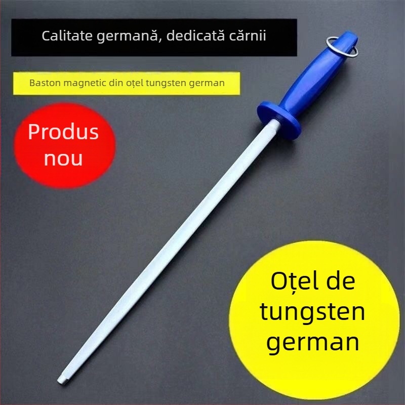 Baston de ascuțit pentru cuțite de carne și bucătărie – tungsten steel, granulație 3000 ultra-fină