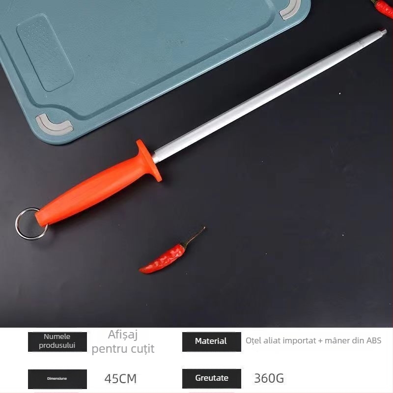 Baston de ascuțit pentru cuțite de carne și bucătărie – tungsten steel, granulație 3000 ultra-fină
