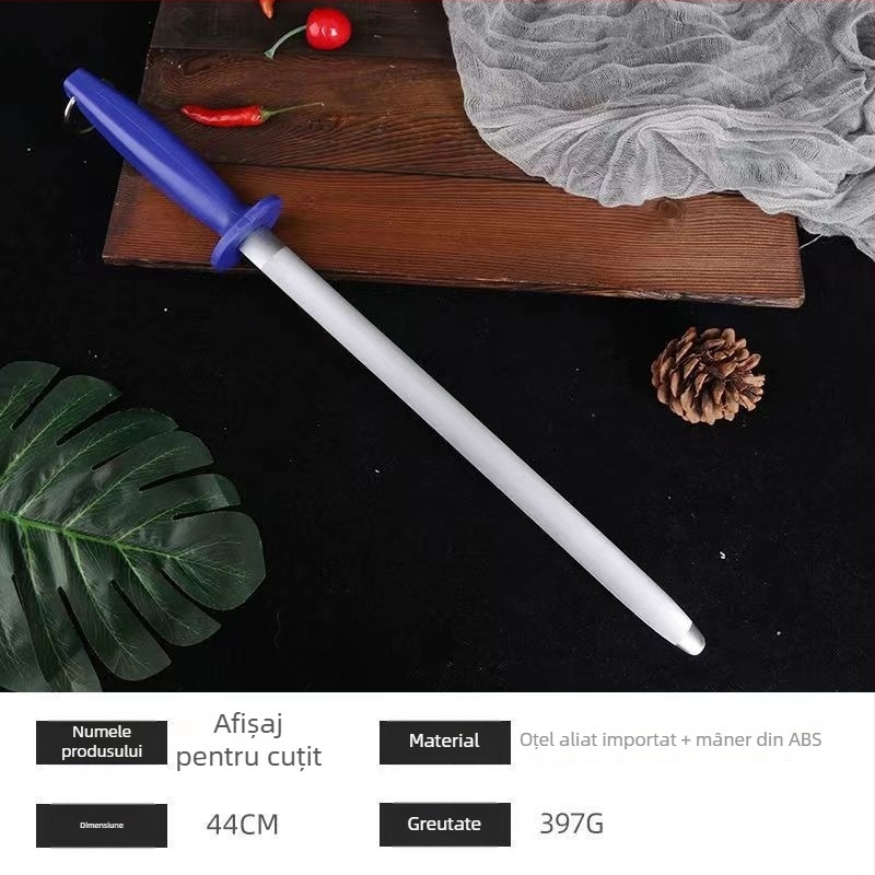 Baston de ascuțit pentru cuțite de carne și bucătărie – tungsten steel, granulație 3000 ultra-fină