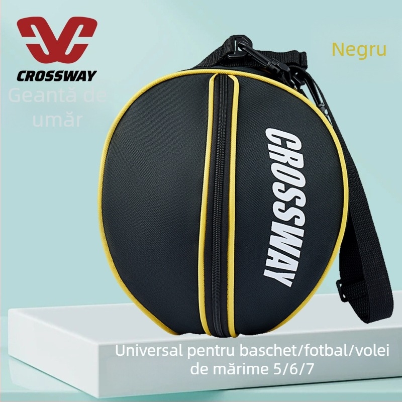 Geantă CROSSWAY de baschet din material Oxford, cu logo personalizabil, rucsac pentru antrenament în aer liber