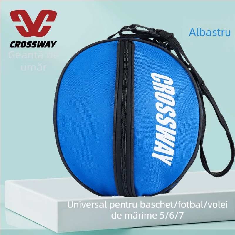 Geantă CROSSWAY de baschet din material Oxford, cu logo personalizabil, rucsac pentru antrenament în aer liber