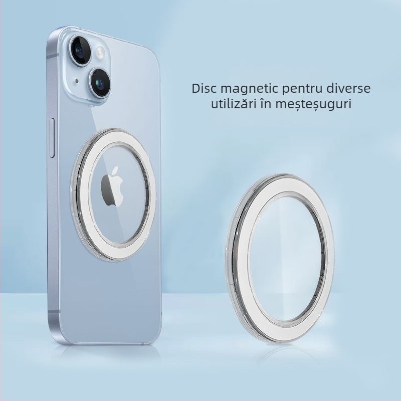 Suport de masă pentru telefon cu disc magnetic (Material: Plastic; Stil: Universal; Personalizare: Suportată)