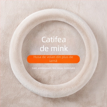 Husă volan auto, pluș sintetic de iarnă, potrivire universală, marcă Oningwan