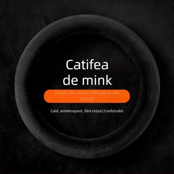 Husă volan auto, pluș sintetic de iarnă, potrivire universală, marcă Oningwan