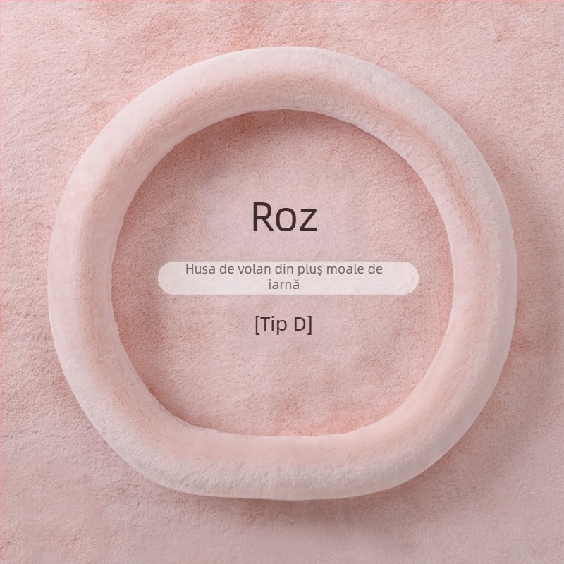 Husă volan auto, pluș sintetic de iarnă, potrivire universală, marcă Oningwan