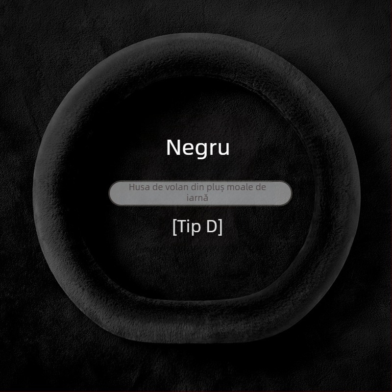 Husă volan auto, pluș sintetic de iarnă, potrivire universală, marcă Oningwan