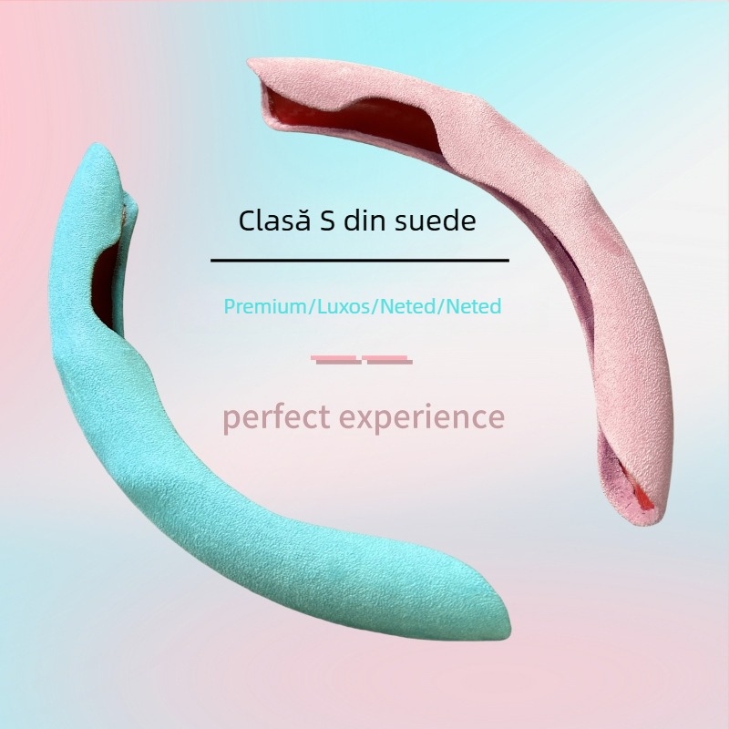 Acoperire volan din velur pentru mașină – universală pentru toate anotimpurile, anti-alunecare, absorbantă de transpirație, rezistentă la uzură, portabilă