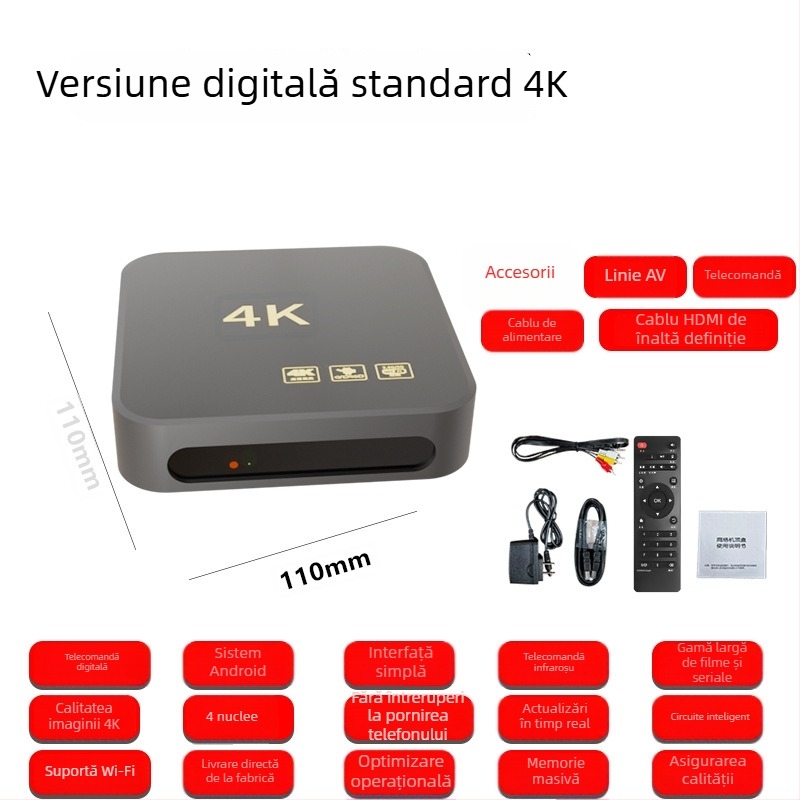 Cutie TV HD cu WiFi, 128MB RAM, ieșire 480p