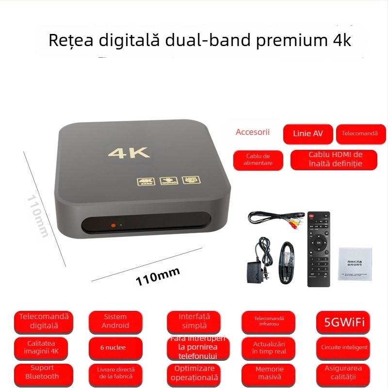 Cutie TV HD cu WiFi, 128MB RAM, ieșire 480p