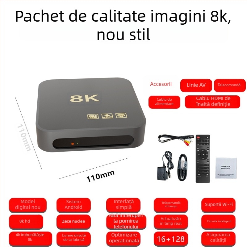 Cutie TV HD cu WiFi, 128MB RAM, ieșire 480p