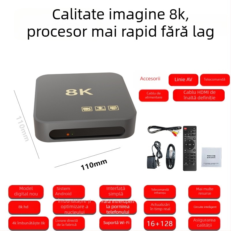 Cutie TV HD cu WiFi, 128MB RAM, ieșire 480p