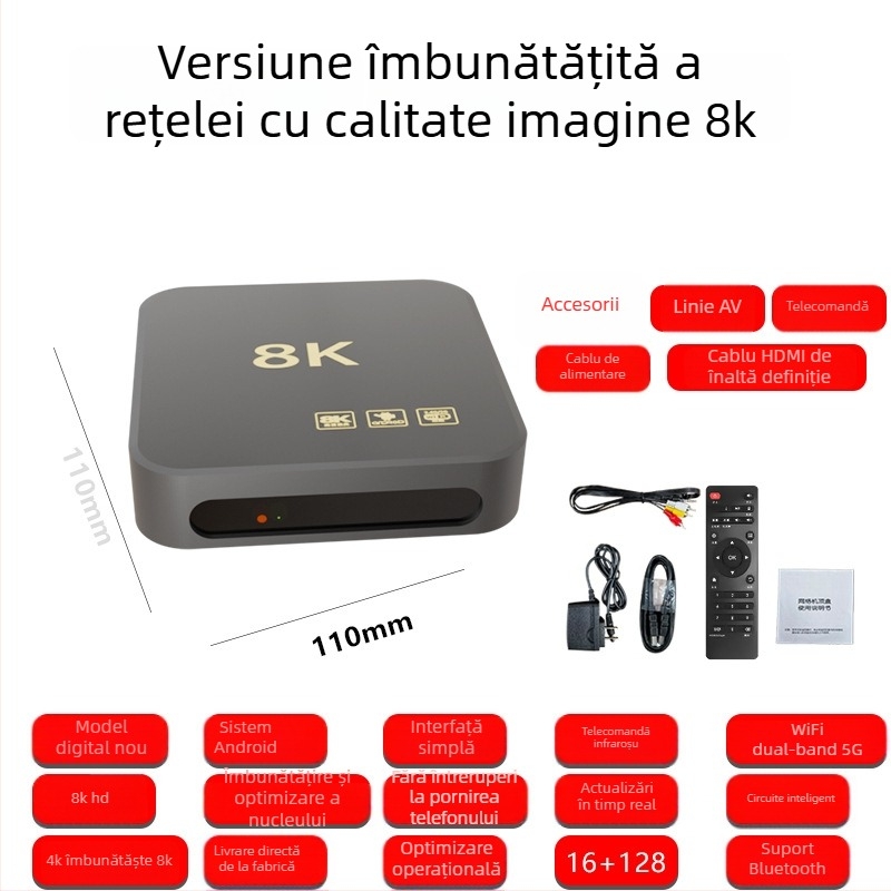 Cutie TV HD cu WiFi, 128MB RAM, ieșire 480p