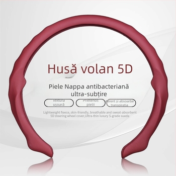 Husă de volan din velur sport, potrivire universală, pentru toate anotimpurile