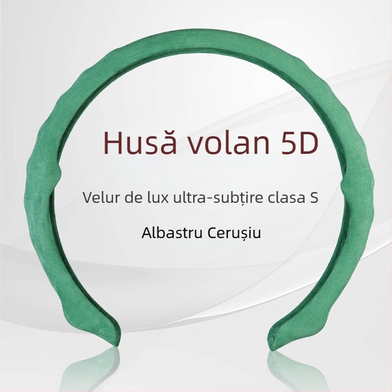 Husă de volan din velur sport, potrivire universală, pentru toate anotimpurile