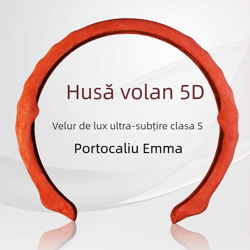 Husă de volan din velur sport, potrivire universală, pentru toate anotimpurile