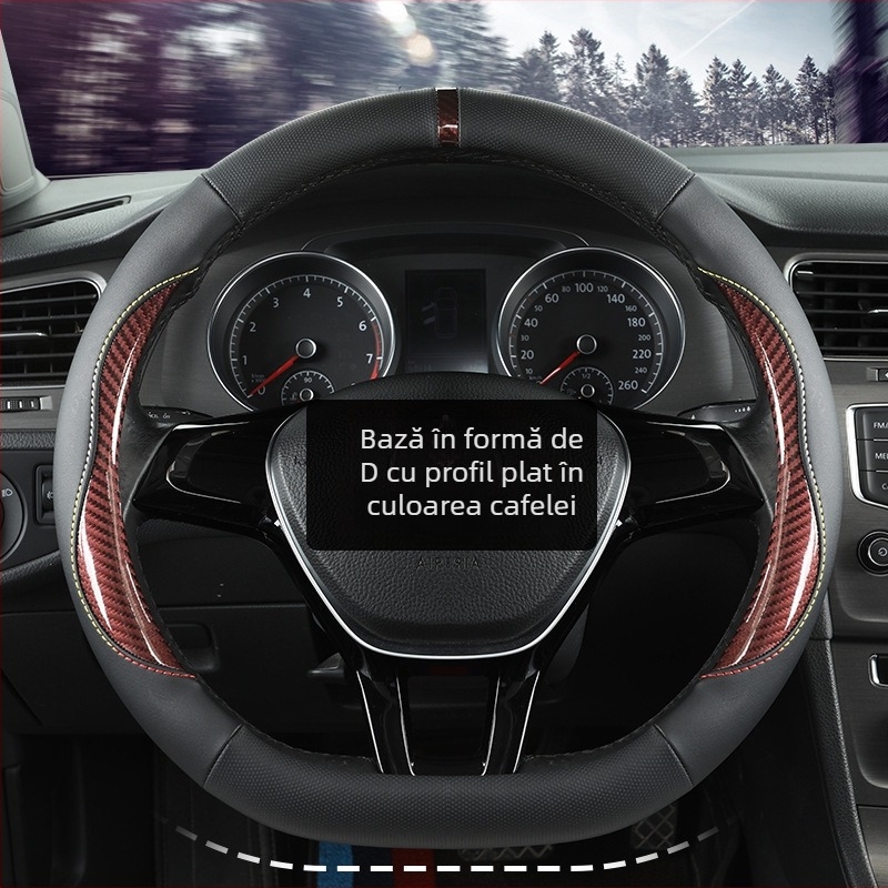 Aolong husă piele volan, potrivire universală, pentru toate anotimpurile, stil exercițiu