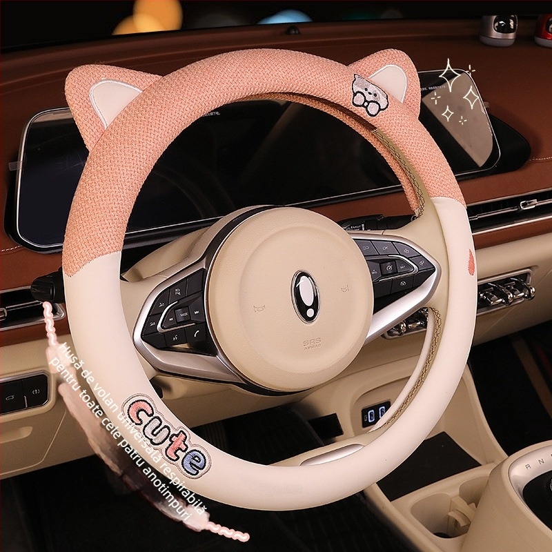 Husă pentru volan Xuan ruyi, fibre sintetice, potrivire universală, pentru toate anotimpurile