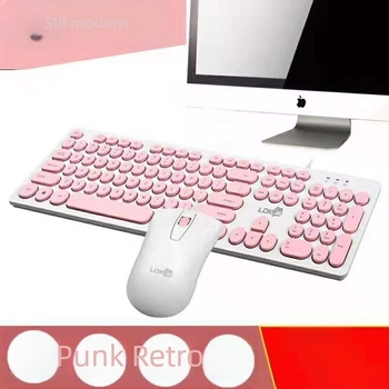 Set tastatură și mouse cablat 1900, USB, 1600 DPI, rezistent la apă