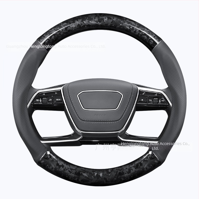 Acoperire sport pentru volan, universală, pentru toate anotimpurile, din fibre sintetice, cusută la mașină, personalizabilă (Model HLT06)