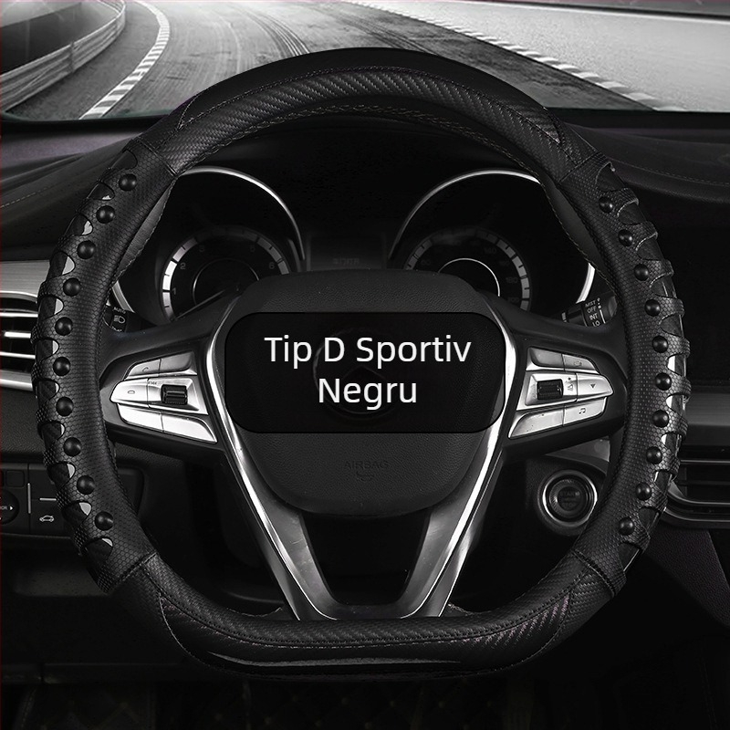 Husă de volan din silicon Kababa driver – stil sport, universal pentru toate anotimpurile, montaj conceput pentru autovehicule