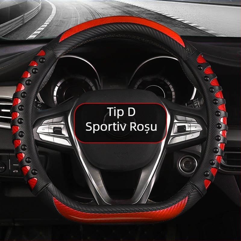 Husă de volan din silicon Kababa driver – stil sport, universal pentru toate anotimpurile, montaj conceput pentru autovehicule