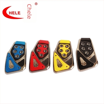 Kit pedale interior auto - potrivire universală, antiderapant, instalare fără găuri, pedale accelerație, ambreiaj și frână | Model XB-375; Material: Plastic; Transmisie: MT; Personalizare disponibilă; Etichetă privată disponibilă